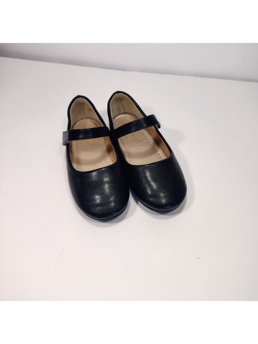 Hehainom Girls Size 13 Black Patent Leather Ballet Flats Strap